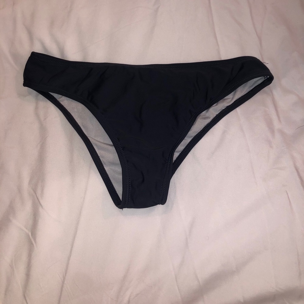 GREY/BLUE BIKINI SWIMSUIT BOTTOMS FROM ZAFUL